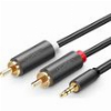 UGREEN AV102 3.5MM TO 2 X RCA AUDIO CABLE 1.5M GREY