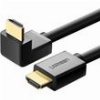 UGREEN HDMI CABLE ANGLED 4K 2M BLACK