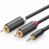 UGREEN AV102 3.5MM TO 2 X RCA AUDIO CABLE 3M BLACK