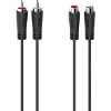 HAMA 205259 AUDIO EXTENSION CABLE 2 RCA MALE PLUGS - 2 RCA FEMALE 1.5 M