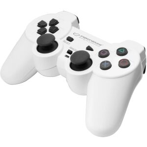 ESPERANZA EGG107W TROOPER VIBRATION GAMEPAD FOR PC / PS3 WHITE/BLACK