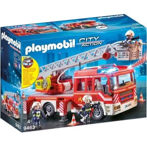 PLAYMOBIL 9463 ΟΧΗΜΑ ΠΥΡΟΣΒΕΣΤΙΚΗΣ ΜΕ ΣΚΑΛΑ ΚΑΙ ΚΑΛΑΘΙ ΔΙΑΣΩΣΗΣ