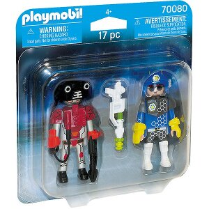 PLAYMOBIL 70080 DUO PACK ΑΣΤΥΝΟΜΟΣ ΔΙΑΣΤΗΜΑΤΟΣ ΚΑΙ ΚΑΚΟΠΟΙΟΣ