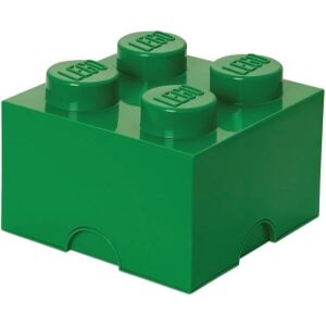 LEGO STORAGE BRICK 4 DARK GREEN
