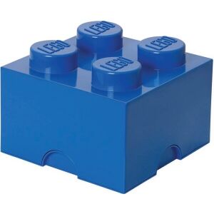 LEGO STORAGE BRICK 4 MEDIUM BLUE