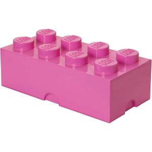 LEGO STORAGE BRICK 8 BRIGHT PURPLE