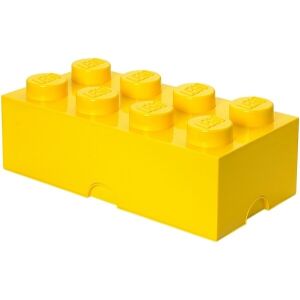LEGO STORAGE BRICK 8 YELLOW