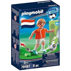 PLAYMOBIL 70487 ΠΟΔΟΣΦΑΙΡΙΣΤΗΣ ΕΘΝΙΚΗΣ ΟΛΛΑΝΔΙΑΣ
