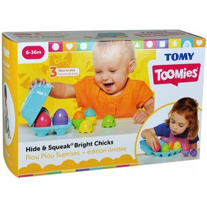 AS TOMY TOOMIES - HIDE SQUEAK BRIGHT CHICKS (1000-73081)