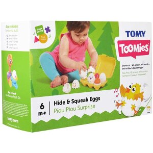 AS TOMY TOOMIES: HIDE SQUEAK EGGS - PIOU PIOU SURPRISE (1000-11581)