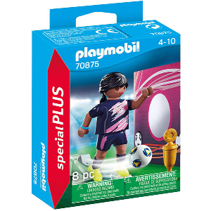 PLAYMOBIL 70875 ΓΥΝΑΙΚΑ ΠΟΔΟΣΦΑΙΡΙΣΤΗΣ ΜΕ ΤΟΙΧΟ ΕΞΑΣΚΗΣΗΣ