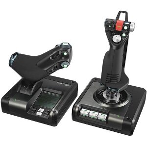 LOGITECH 945-000003 G X52 PRO H.O.T.A.S. PART-METAL THROTTLE AND STICK SIMULATION CONTROLLER