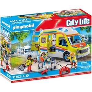 PLAYMOBIL 71202 ΑΣΘΕΝΟΦΟΡΟ ΜΕ ΔΙΑΣΩΣΤΕΣ