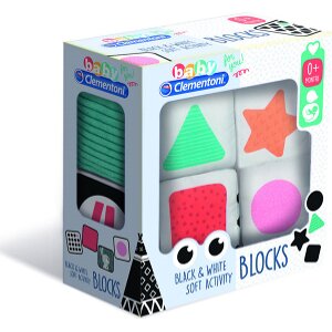 AS BABY CLEMENTONI BABY BLOCKS (BLACK WHITE CUBES) (1000-17321)