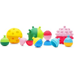 AS LALABOOM 2 SENSORY BALLS 4 EDUCATIONAL BEADS (1000-86151)