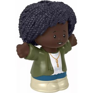 FISHER-PRICE LITTLE PEOPLE: MOM IN GREEN CARDIGAN FIGURE (GWV18)