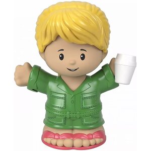 FISHER-PRICE LITTLE PEOPLE: MOM IN JUMPSUIT FIGURE (HCG95)