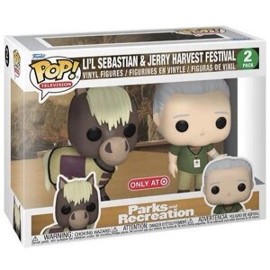 FUNKO POP! 2-PACK TELEVISION: PARKS AND RECREATION - LIL SEBASTIAN JERRY HARVEST FESTIVAL