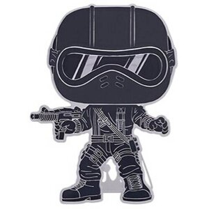 FUNKO POP! CARTOONS PIN: GI JOE - SNAKE EYES* #27 LARGE ENAMEL PIN (GIJPP0006)