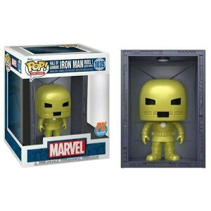 FUNKO POP! DELUXE: MARVEL HALL OF ARMOR: IRON MAN MODEL 1 GOLDEN ARMOR (METTALIC) #1035