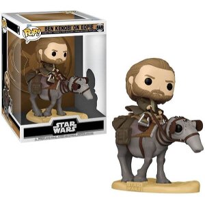 FUNKO POP! DISNEY DELUXE: STAR WARS - BEN KENOBI ON EOPIE #549 BOBBLE-HEAD VINYL FIGURE