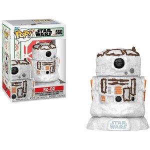 FUNKO POP! DISNEY STAR WARS: HOLIDAY - R2-D2 (SNWMN) #560 BOBBLE-HEAD VINYL FIGURE