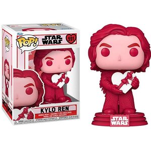 FUNKO POP! DISNEY STAR WARS: VALENTINES S3 - KYLO REN #591 BOBBLE-HEAD VINYL FIGURE