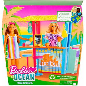 BARBIE: LOVES THE OCEAN - BEACH SHACK (GYG23)