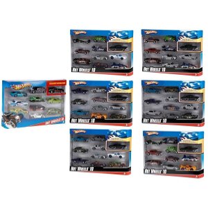 HOT WHEELS - CARS SET OF 10 RANDOM (54886)