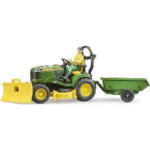 BRUDER BWORLD JOHN DEERE RIDING LAWN MOWER