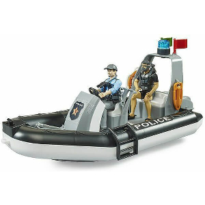 BRUDER BWORLD POLICE INFLATABLE BOAT