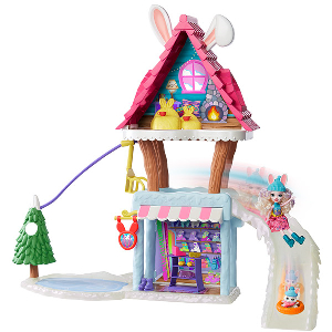 ENCHANTIMALS - HOPPIN SKI CHALET PLAYSET (GJX50)