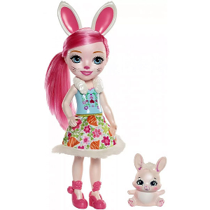 ENCHANTIMALS HUGGABLE CUTIES BIG DOLL - BREE BUNNY TWIST (30CM) (FRH52)