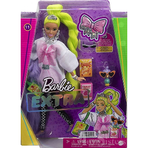 MATTEL BARBIE EXTRA - NEON GREEN HAIR (HDJ44)