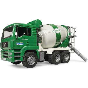 BRUDER MAN TGA CONCRETE MIXER TRUCK RAPID MIX