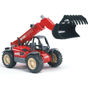 BRUDER MANITOU TELEHANDLER MLT 633 (RED/GRAY)