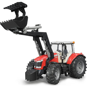 BRUDER MASSEY FERGUSON 7624 WITH FRONT LOADER