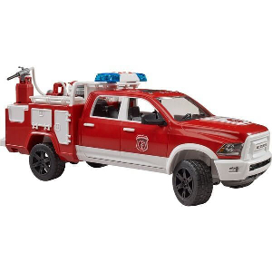 BRUDER RAM 2500 FIRE DEPARTMENT VEHICLE WITH LIGHTS AND SOUND