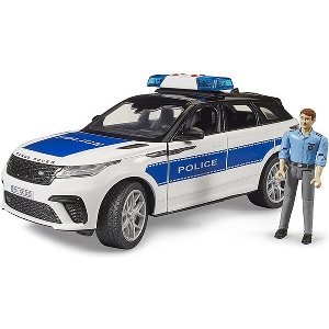 BRUDER RANGE ROVER VELAR POLICE VEHICLE WITH POLICE OFFICER