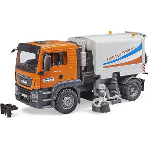 BRUDER MAN TGS TRUCK STREET CLEANING