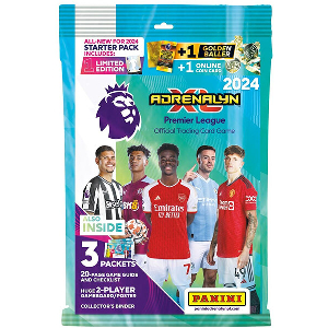 PREMIER LEAGUE 24 ADRENALINE MEGA STARTER PACK PANINI