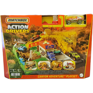 MATTEL MATCHBOX: ACTION DRIVERS - CANYON ADVENTURE PLAYSET (HHH32)