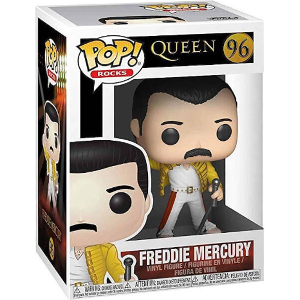 FUNKO POP! ROCKS: QUEEN - FREDDIE MERCURY WEMBLEY 1986 #96 VINYL FIGURE