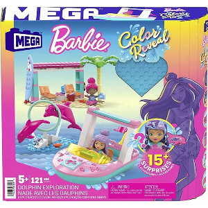 MEGA BARBIE COLOR REVEAL - ΣΚΑΦΟΣ ΜΕ ΦΙΓΟΥΡΕΣ, ΔΕΛΦΙΝΙΑ ΚΑΙ ΑΞΕΣΟΥΑΡ