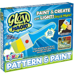 PATTERN PAINTER ΠΙΝΕΛΟ ΜΠΑΤΑΡΙΑΣ, ΦΩΣΦΟΡΙΖΕΙ ΣΤΟ ΣΚΟΤΑΔΙ 30X25X3CM