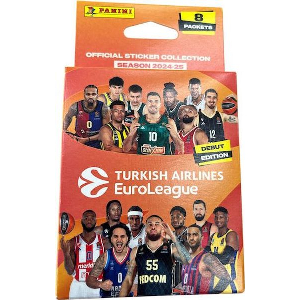 PANINI EUROLEAGUE 2025 MINI BLISTER ΑΥΤΟΚΟΛ.