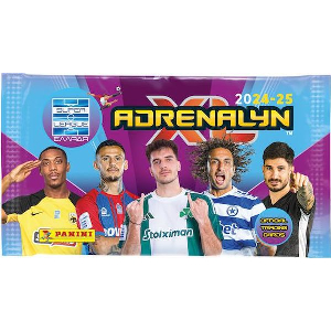 PANINI SUPERLEAGUE 2025 ADREN. ΚΑΡΤΕΣ 1 ΦΑΚΕΛΑΚΙ
