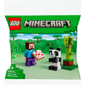 LEGO MINECRAFT 30672 STEVE MIT BABY-PANDA (POLYBAG)