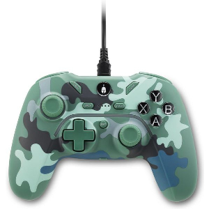 SPARTAN GEAR - PELEKYS WIRED CONTROLLER (PC AND PLAYSTATION 3) GREEN CAMO)
