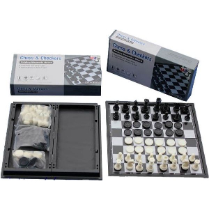 ΜΑΓΝΗΤΙΚΟ ΣΚΑΚΙ ΚΑΙ ΝΤΑΜΑ ΜΙΚΡΟ ΜΕΓΕΘΟΣ 23,4CM X 23,4CM